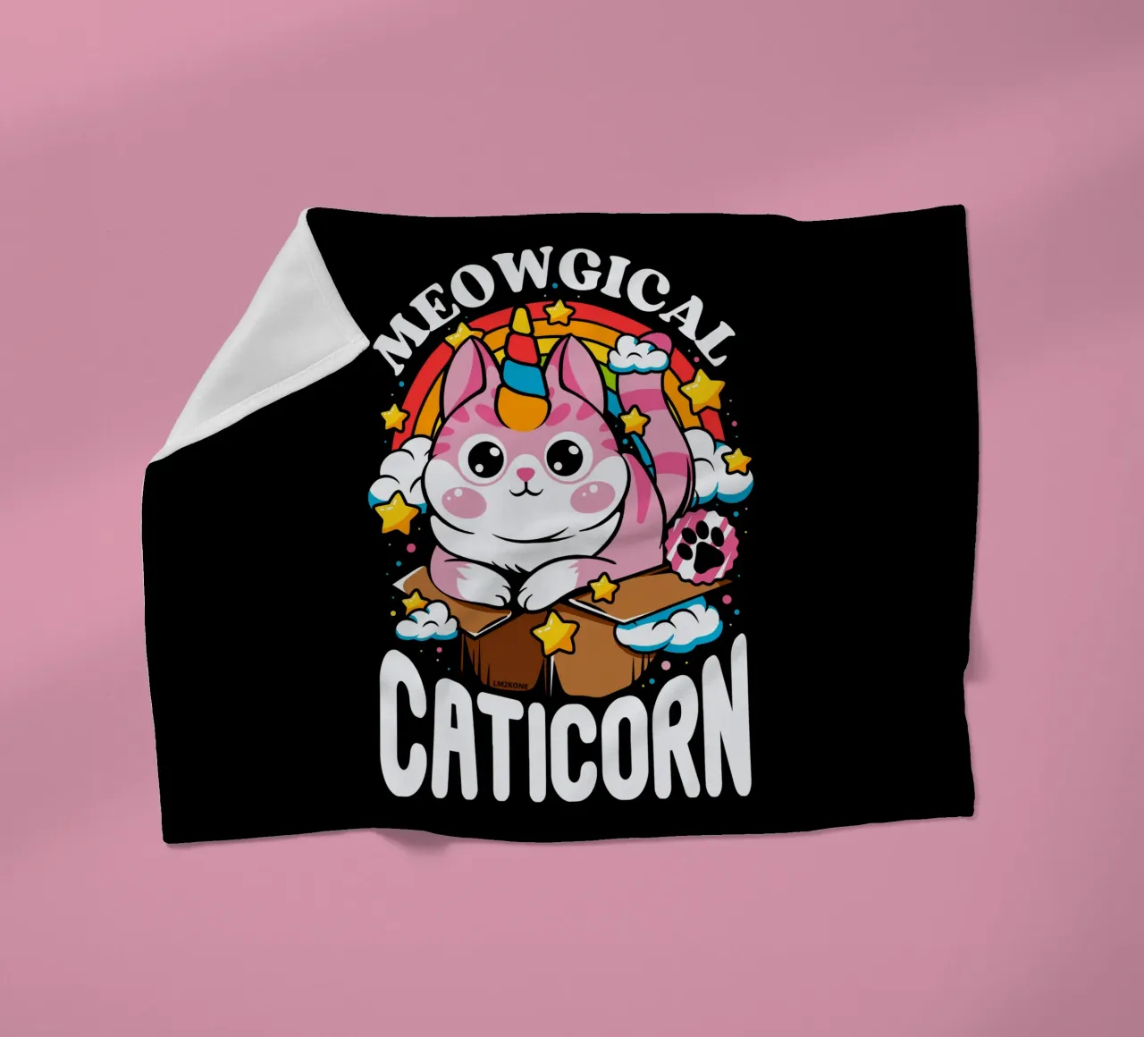 Meowgical Caticorn coperta in pile da LM2KONE