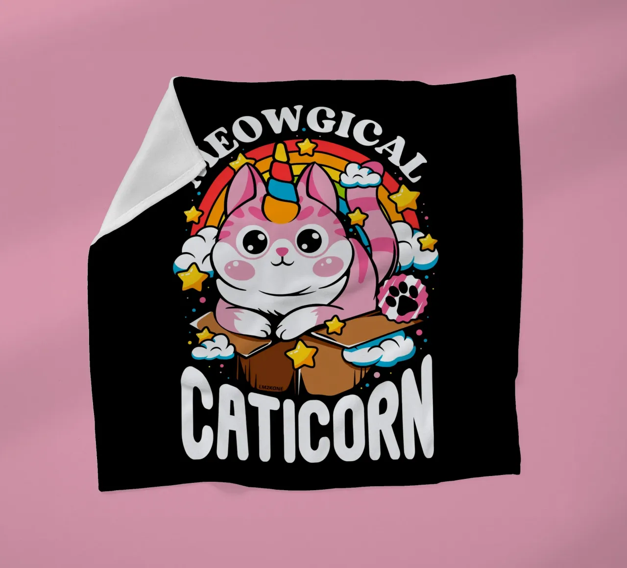 Meowgical Caticorn coperta in pile da LM2KONE