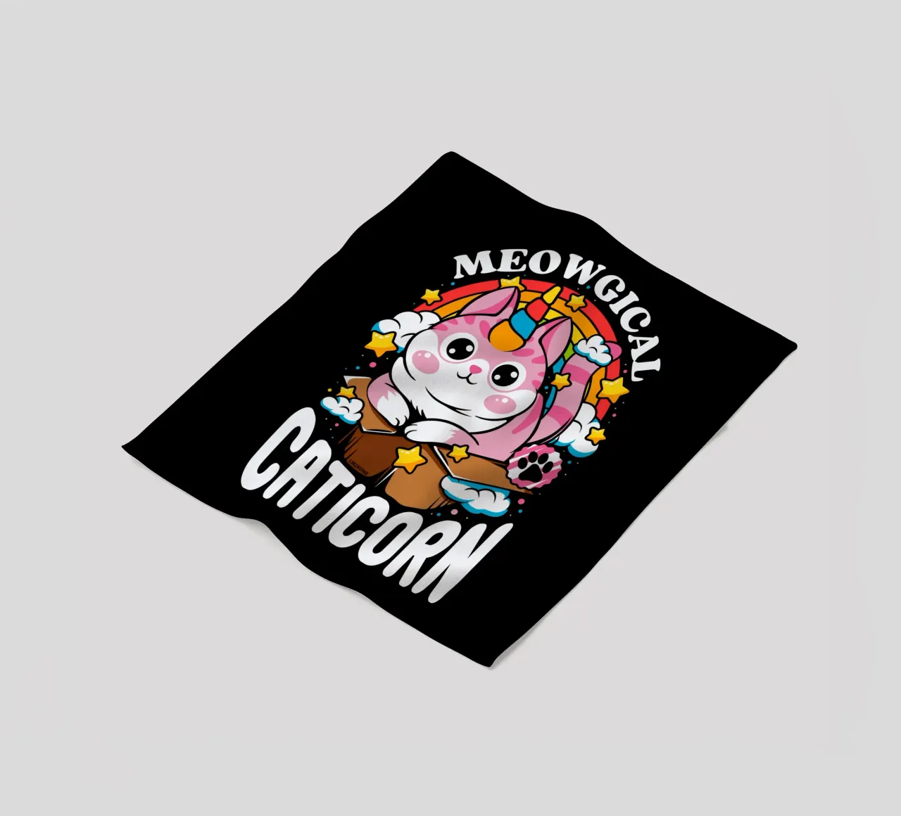 Meowgical Caticorn coperta in pile da LM2KONE