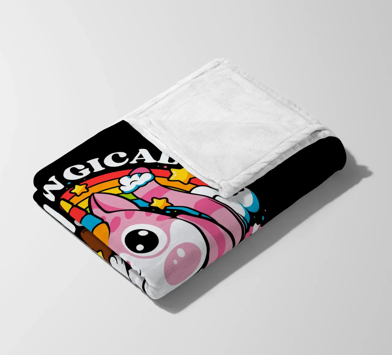 Meowgical Caticorn coperta in pile da LM2KONE