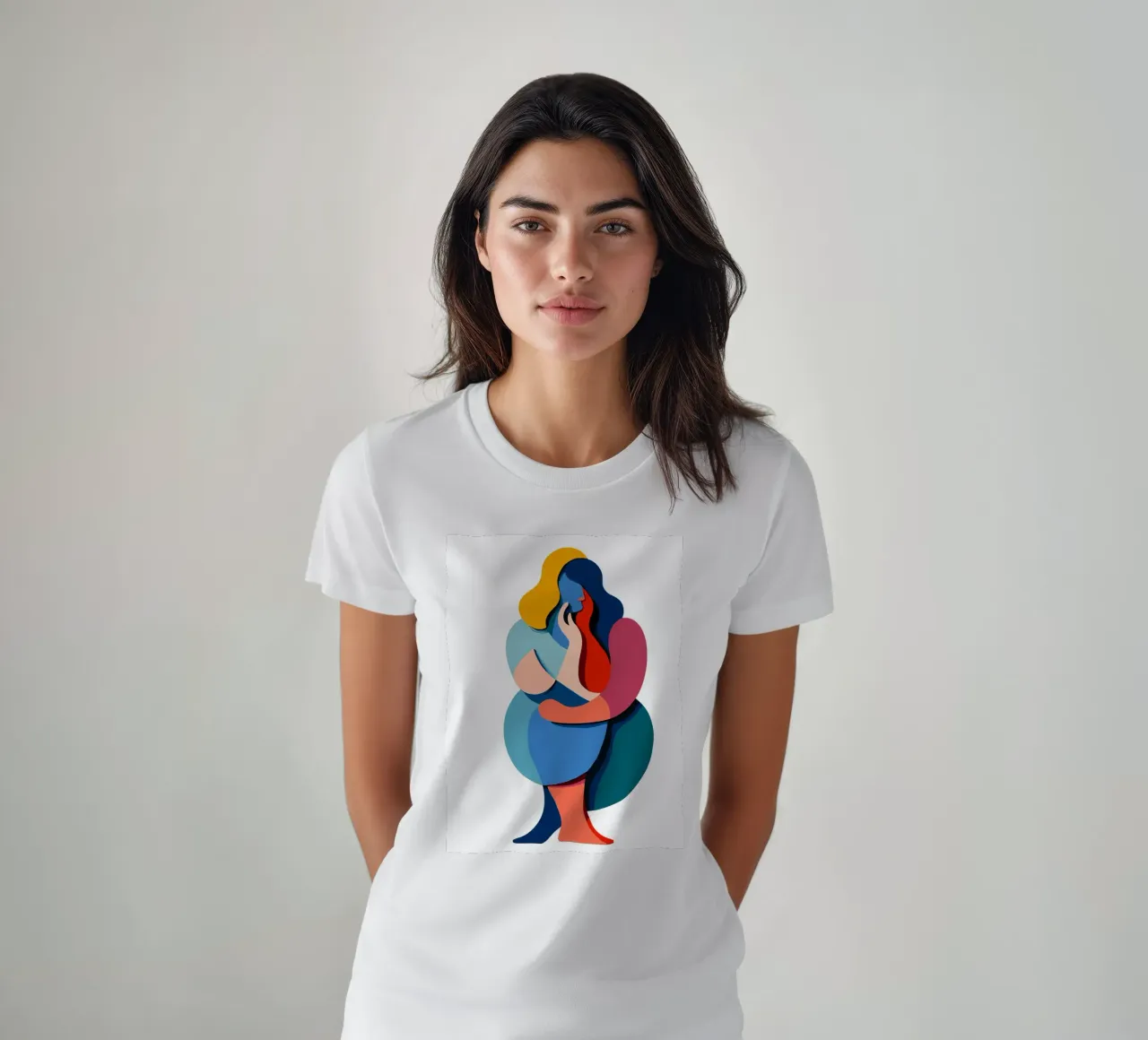 Overlapping shapes T-Shirt von edsonramosart
