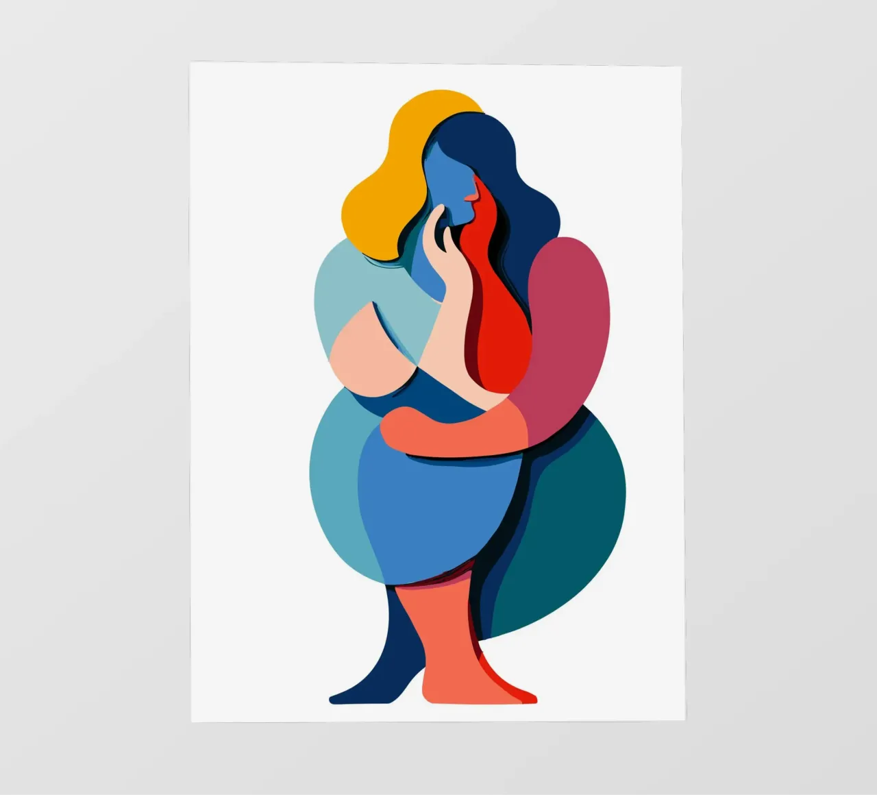 Overlapping shapes telo in pvc da edsonramosart