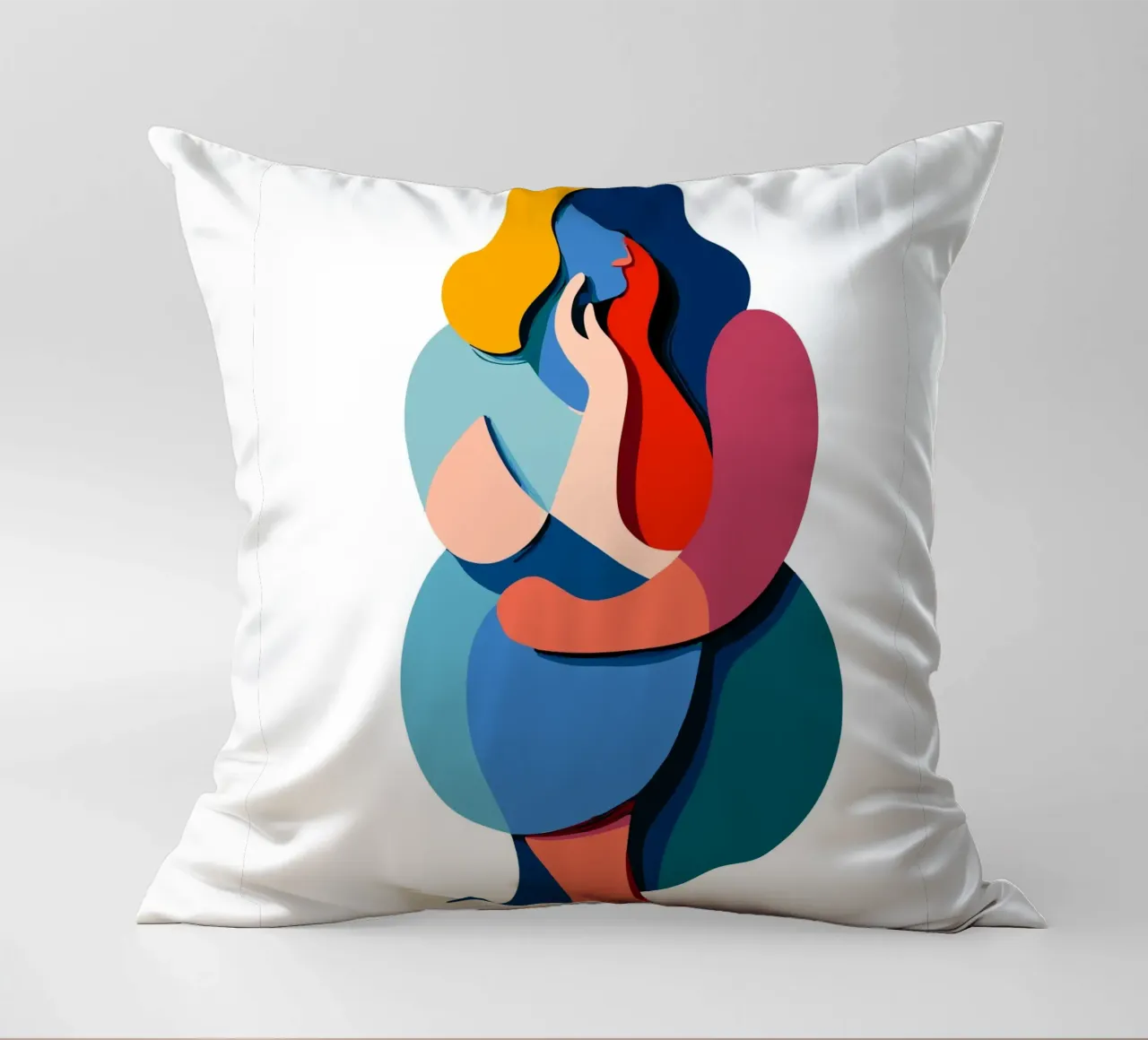 Overlapping shapes cuscino da edsonramosart