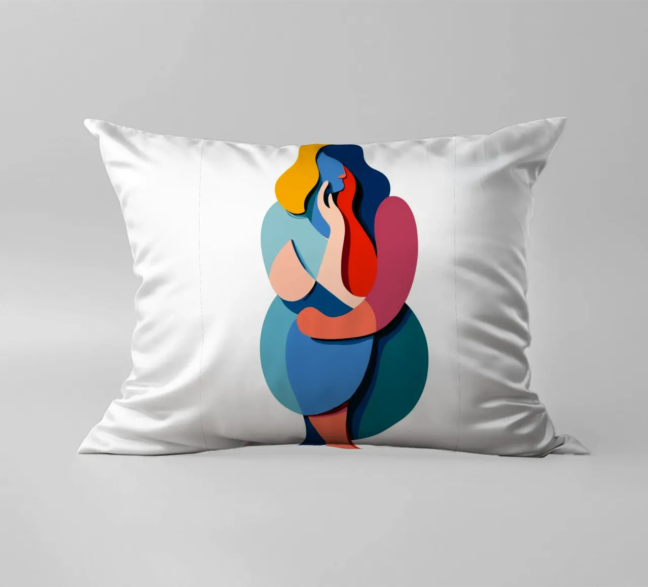 Overlapping shapes cuscino da edsonramosart