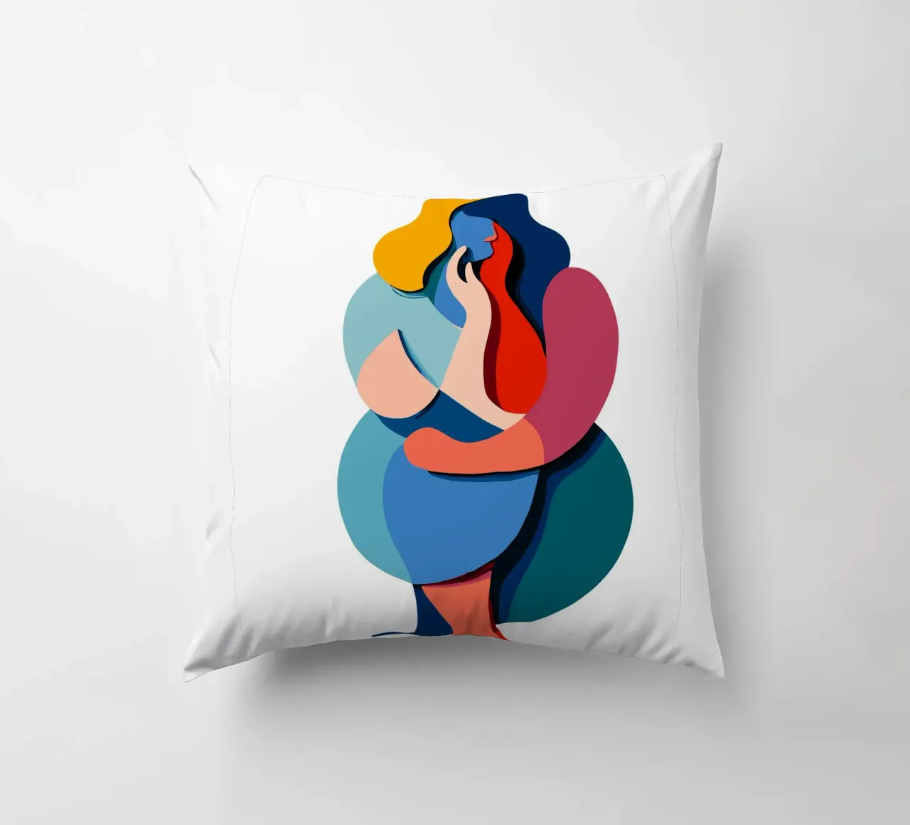 Overlapping shapes cuscino da edsonramosart