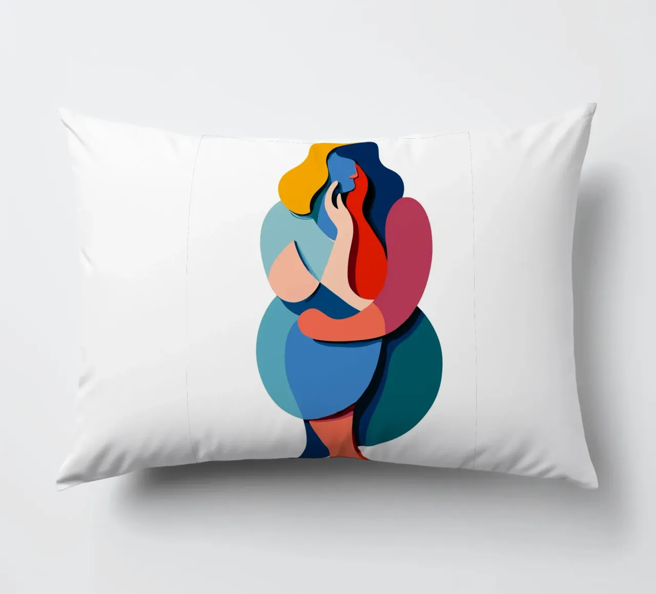 Overlapping shapes cuscino da edsonramosart