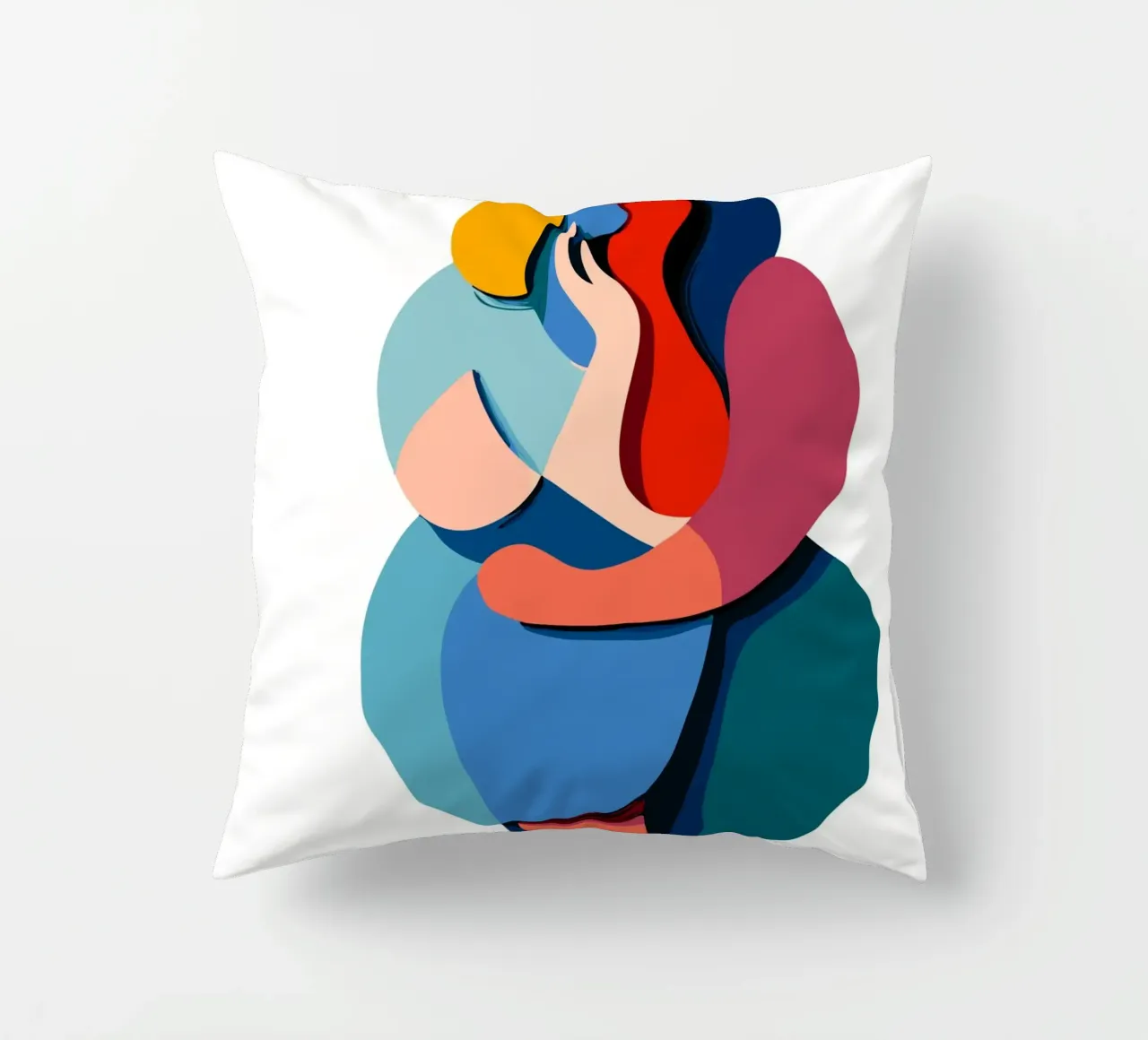 Overlapping shapes cuscino da edsonramosart