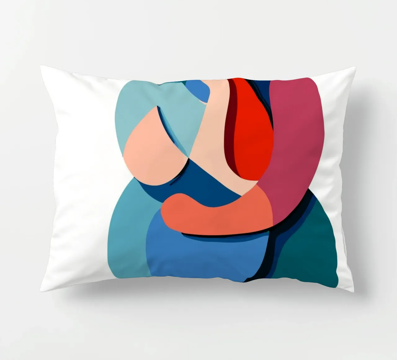 Overlapping shapes cuscino da edsonramosart