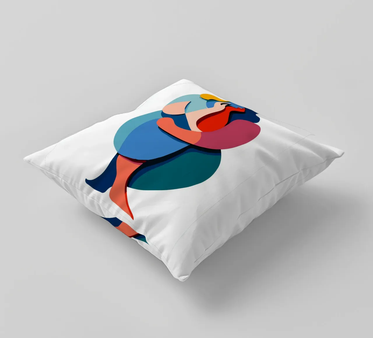 Overlapping shapes cuscino da edsonramosart