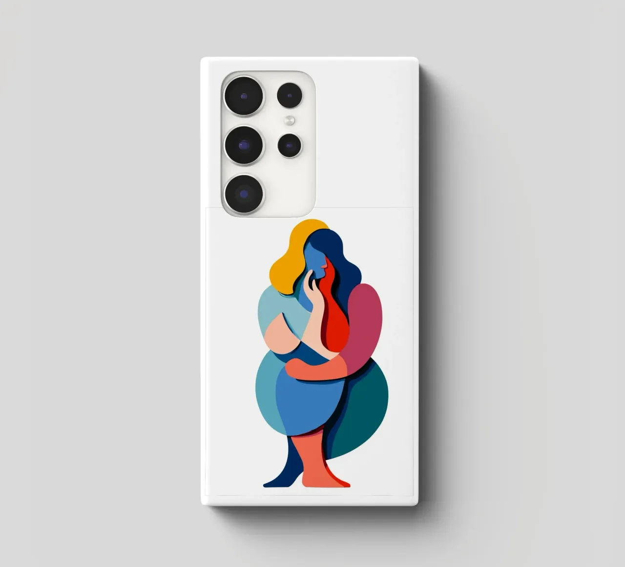 Overlapping shapes cover samsung da edsonramosart