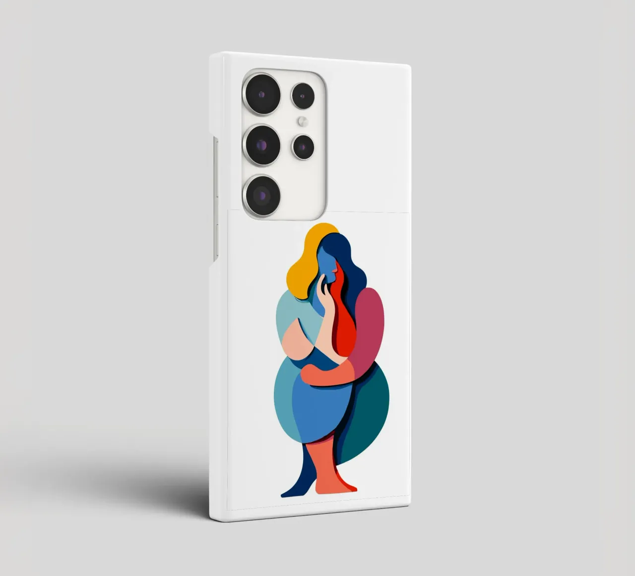 Overlapping shapes cover samsung da edsonramosart