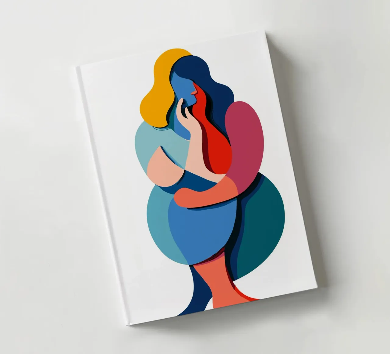 Overlapping shapes notebook by edsonramosart