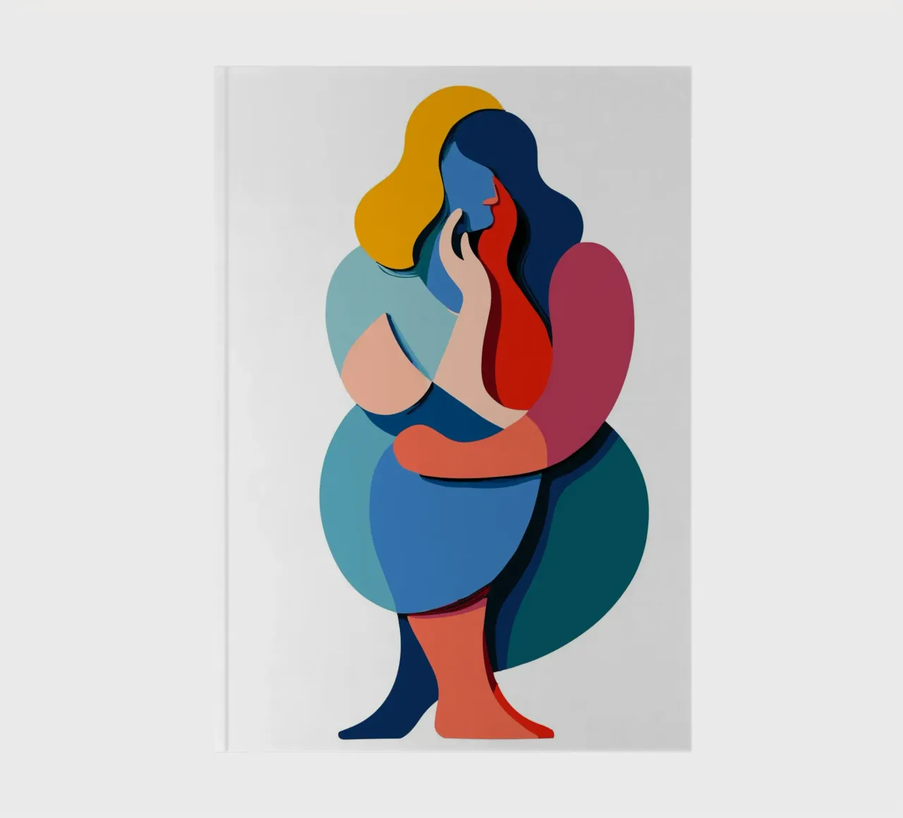 Overlapping shapes notebook by edsonramosart