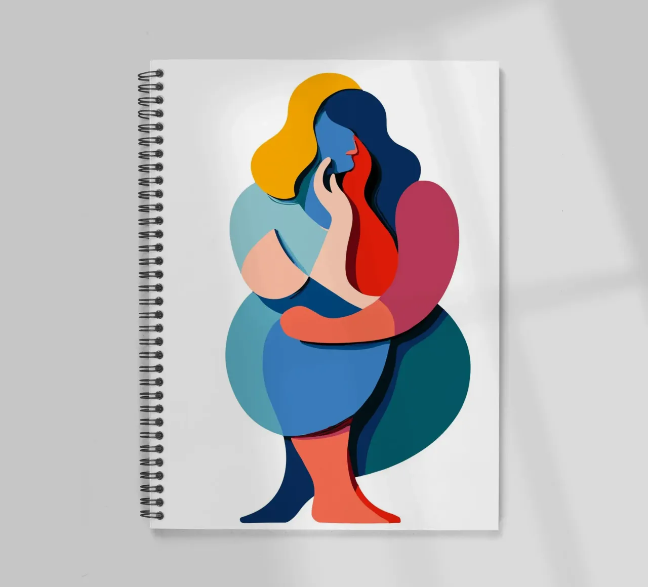 Overlapping shapes diario ad anelli da edsonramosart