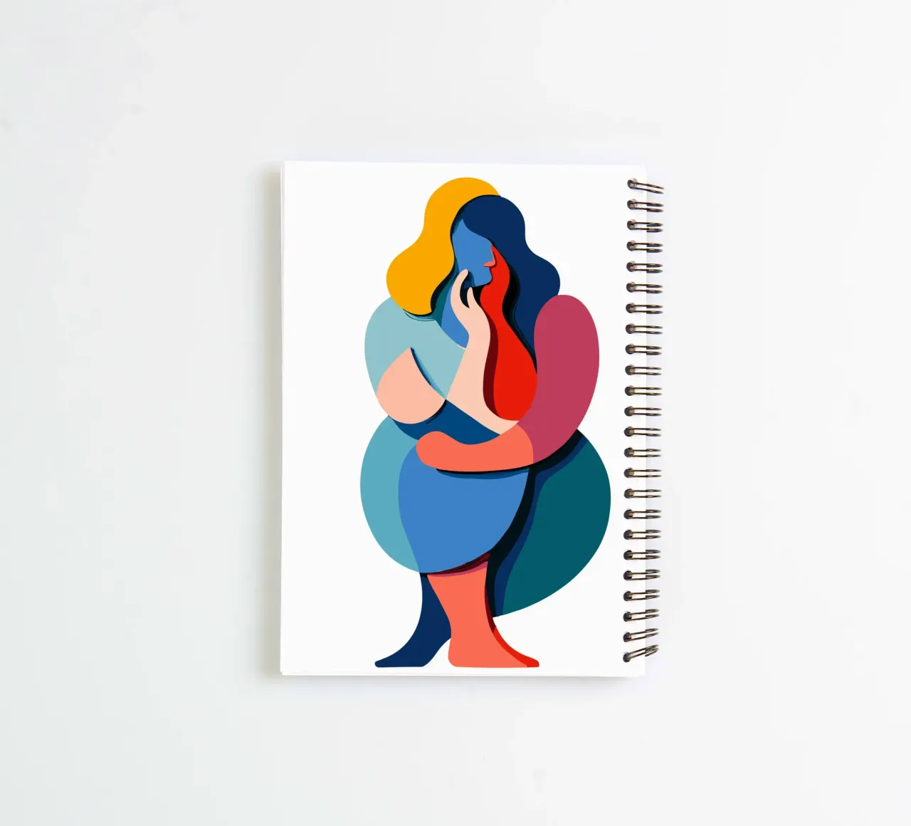 Overlapping shapes diario ad anelli da edsonramosart