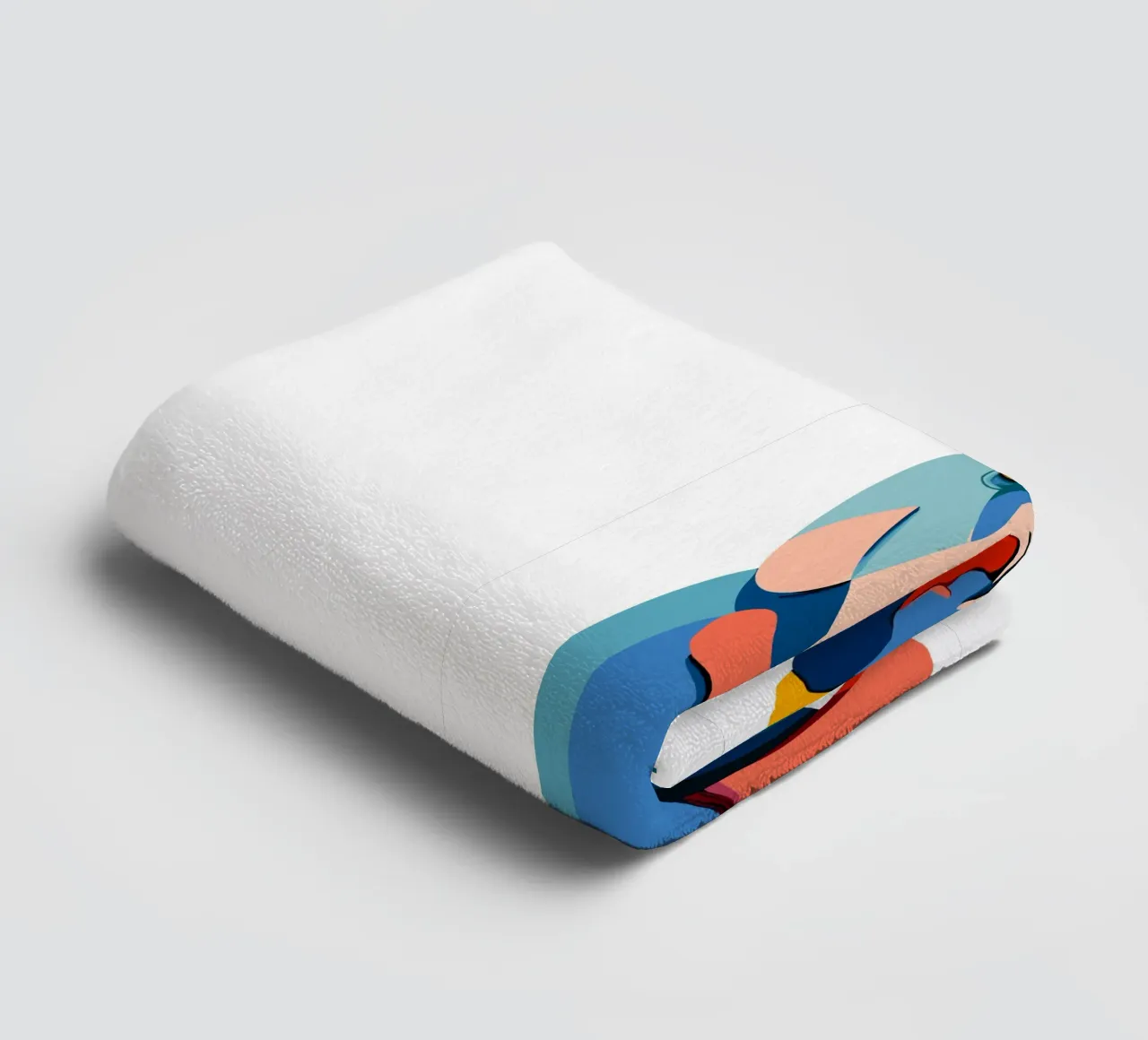 Overlapping shapes asciugamano da bagno da edsonramosart