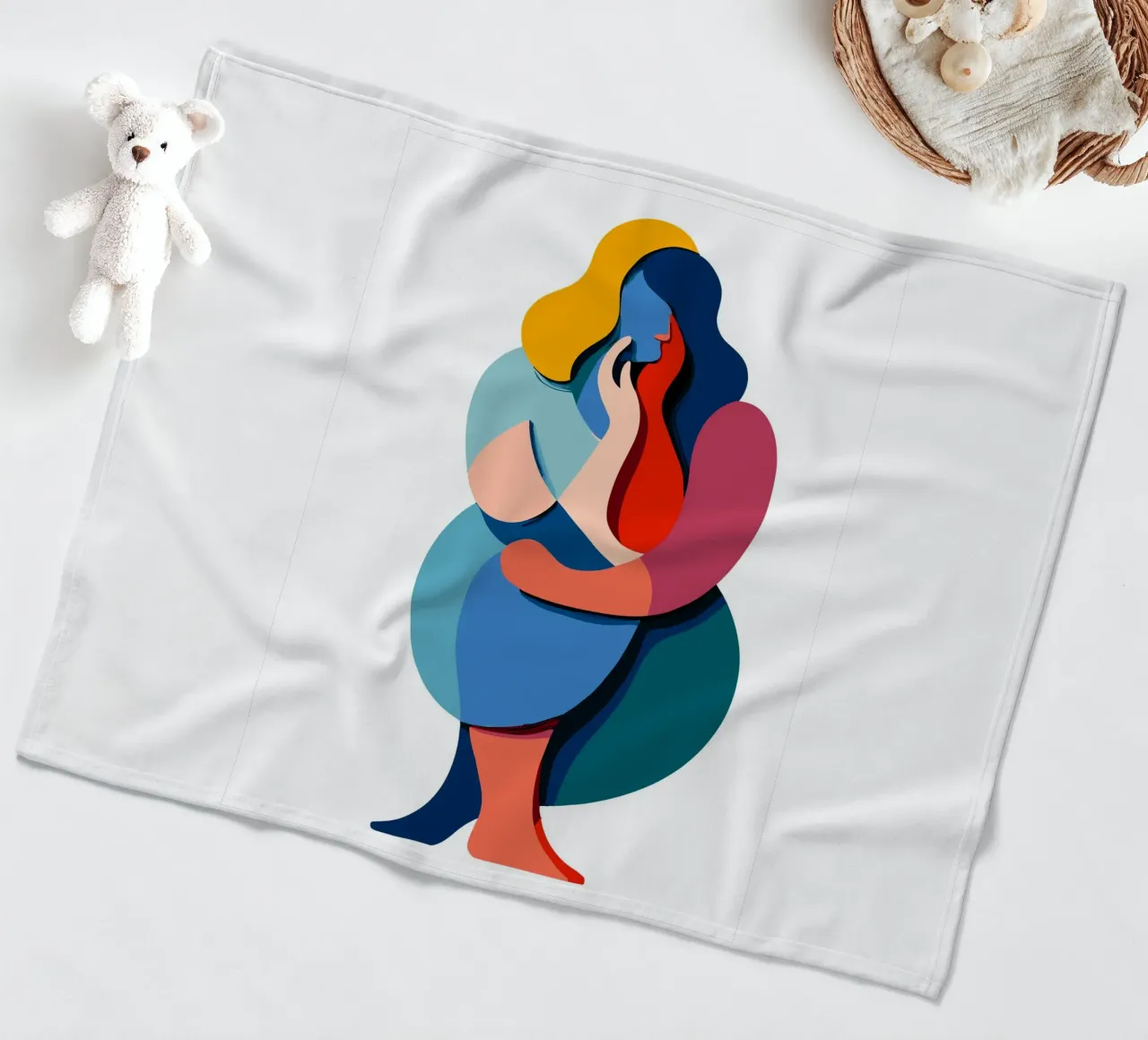 Overlapping shapes coperta in pile da edsonramosart