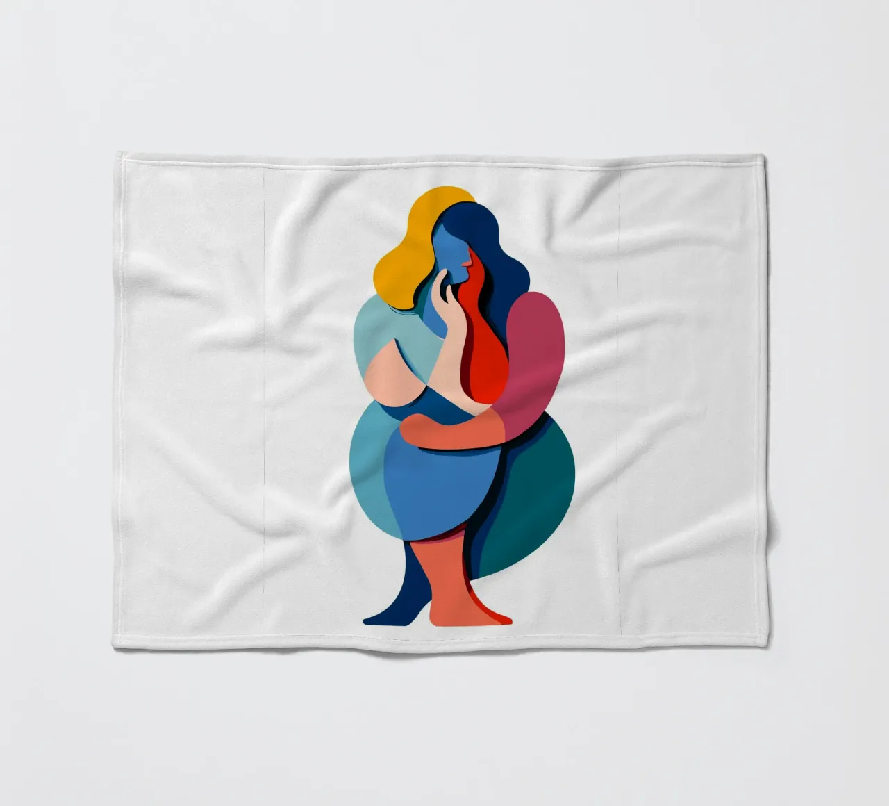 Overlapping shapes coperta in pile da edsonramosart