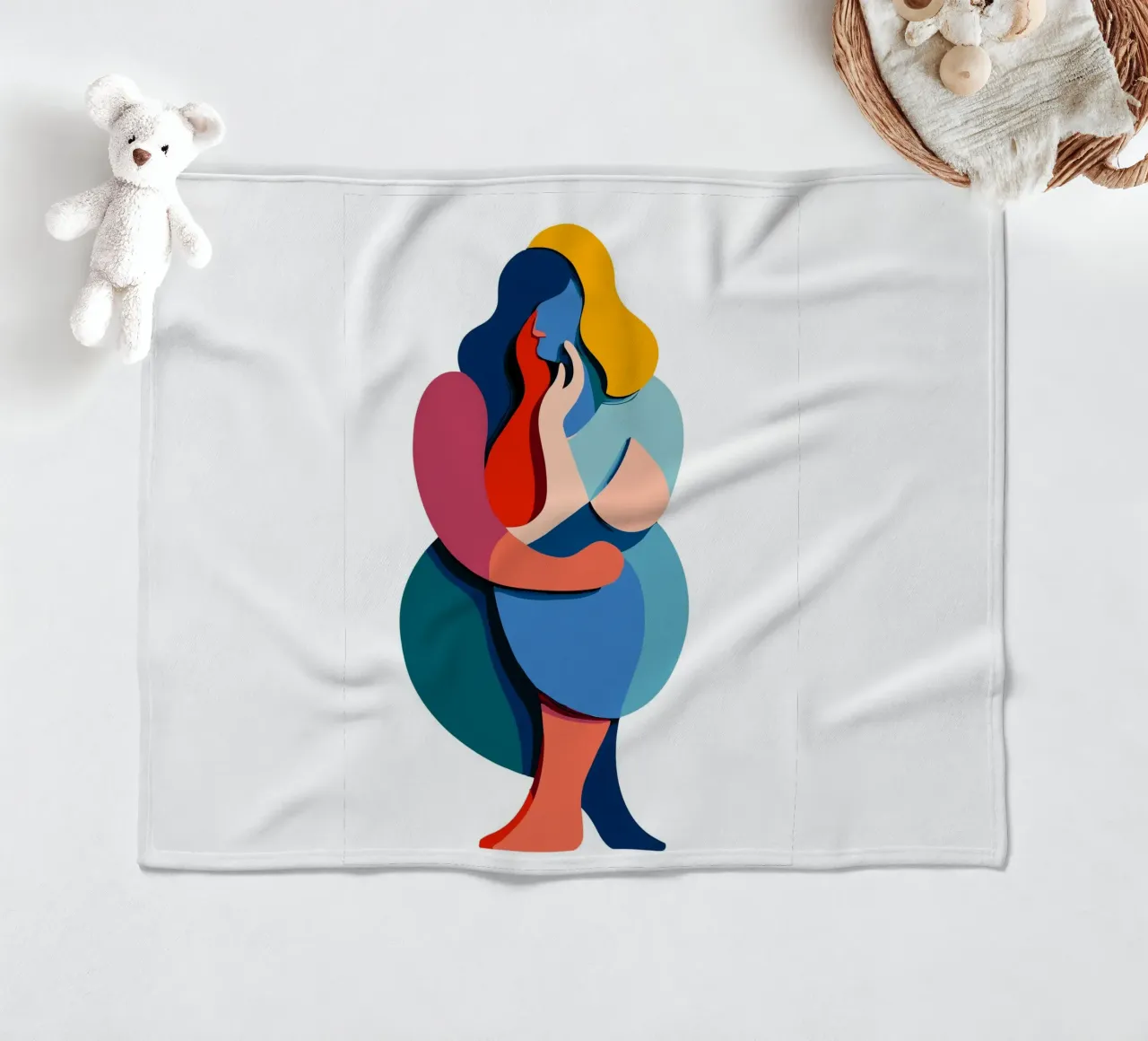 Overlapping shapes coperta in pile da edsonramosart