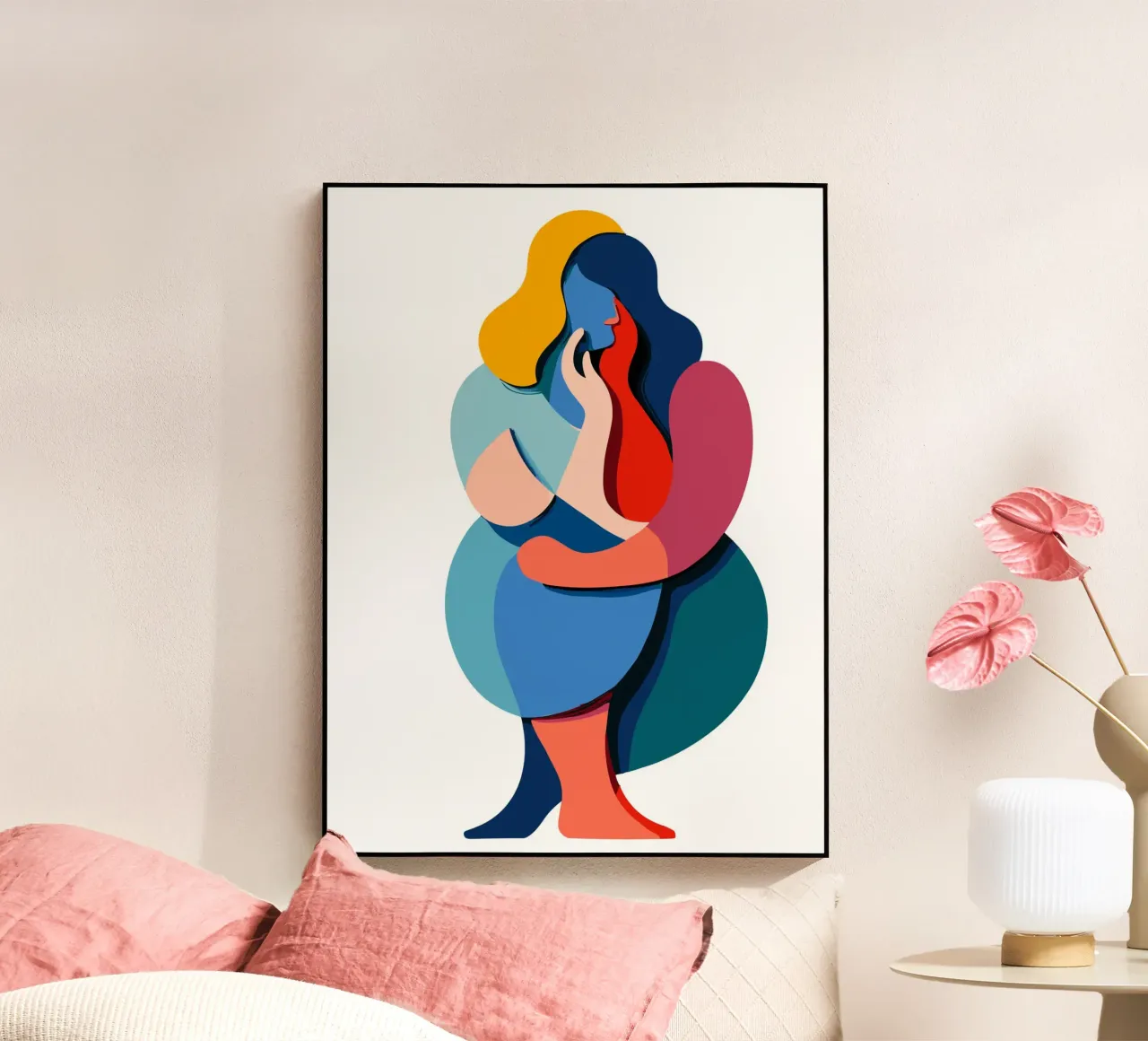 Overlapping shapes plexiglass da edsonramosart