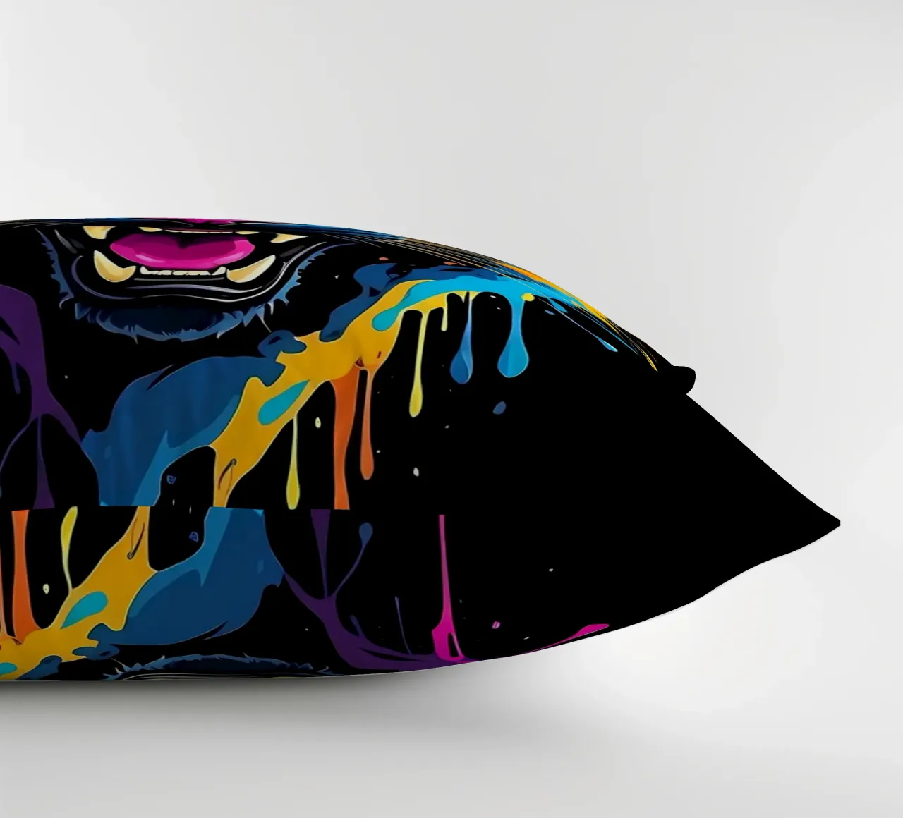 Pantera nera colorata cuscino da LM2KONE