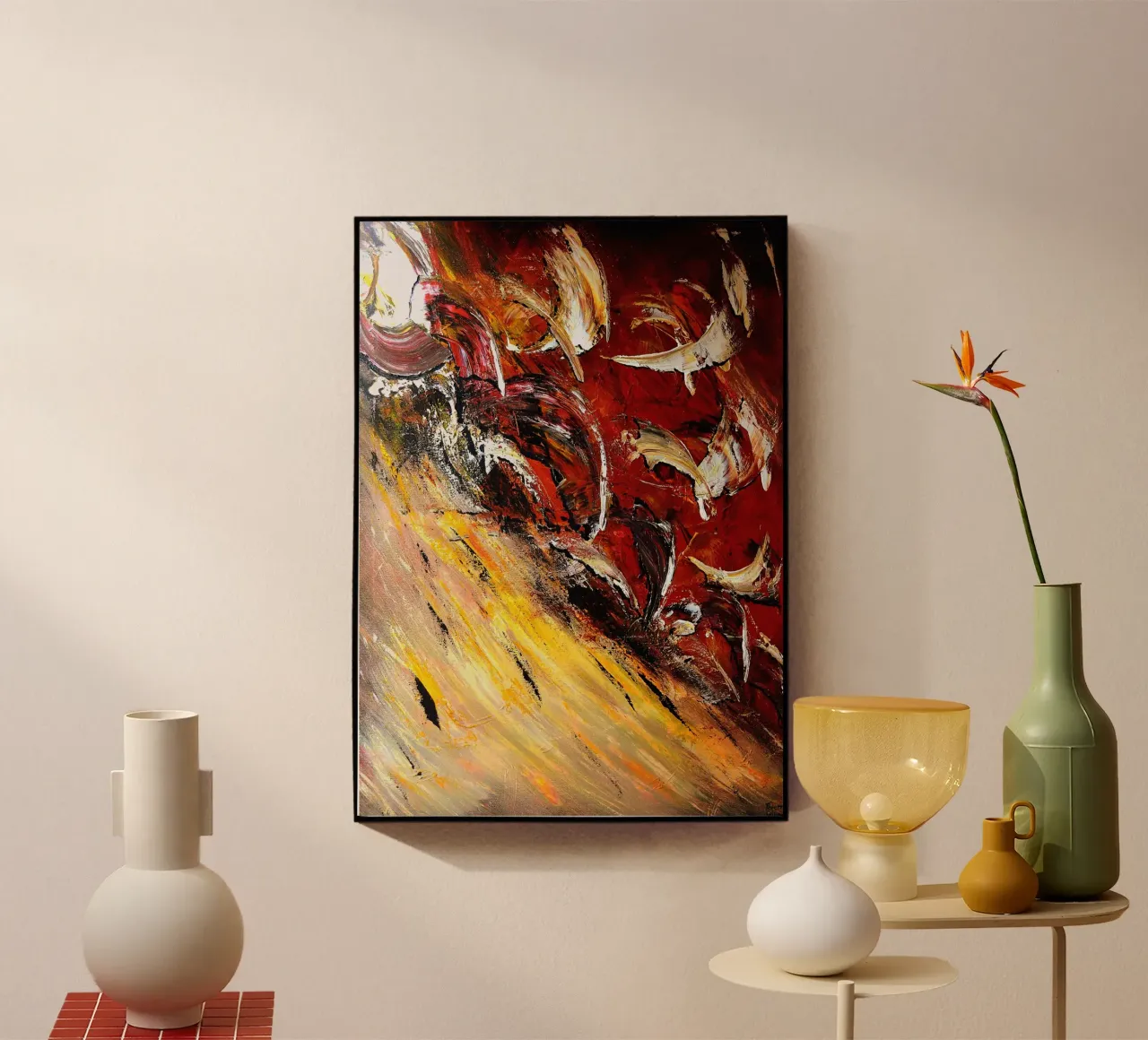 CAP HORN plexiglass da Thierry Vobmann Abstract painting