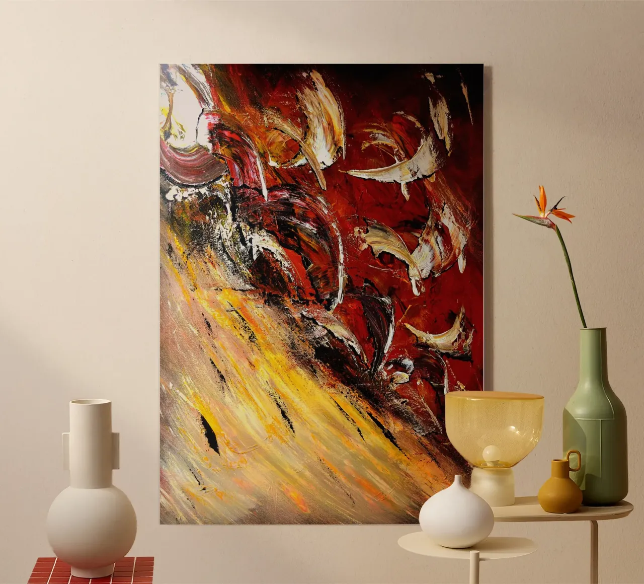 CAP HORN plexiglass da Thierry Vobmann Abstract painting