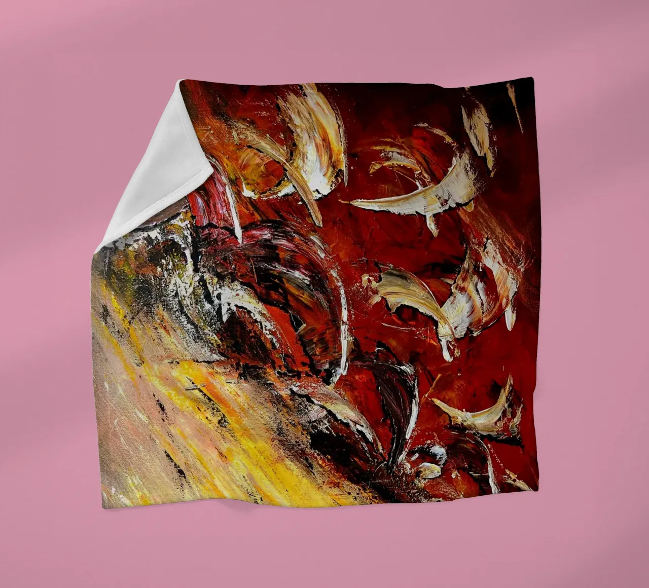 CAP HORN coperta in pile da Thierry Vobmann Abstract painting