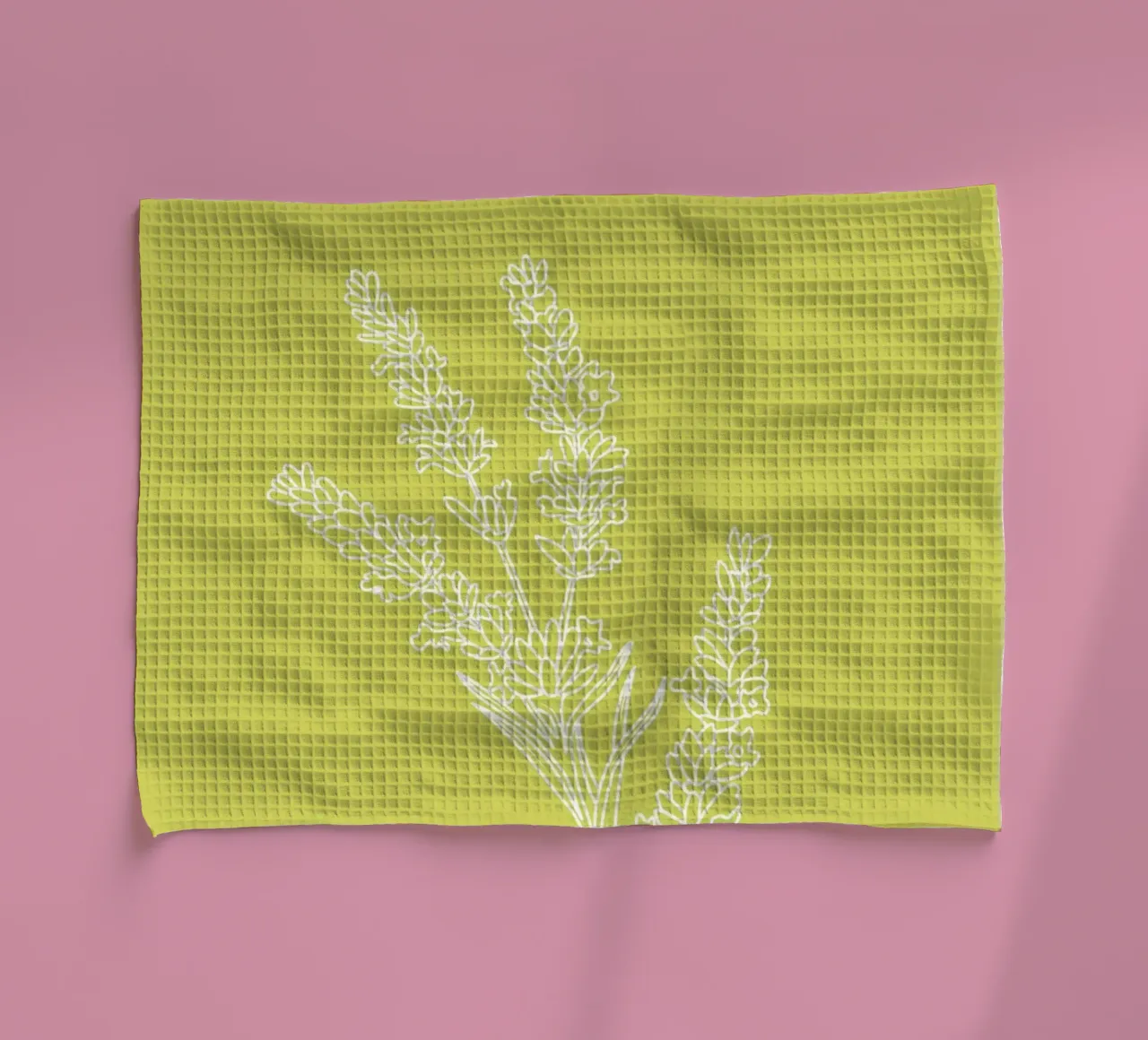Lavender tea towel by LisaArtes
