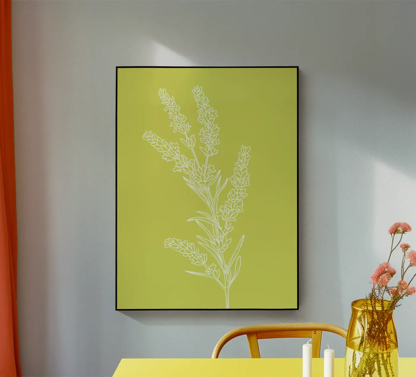 Lavender acrylic glass by LisaArtes