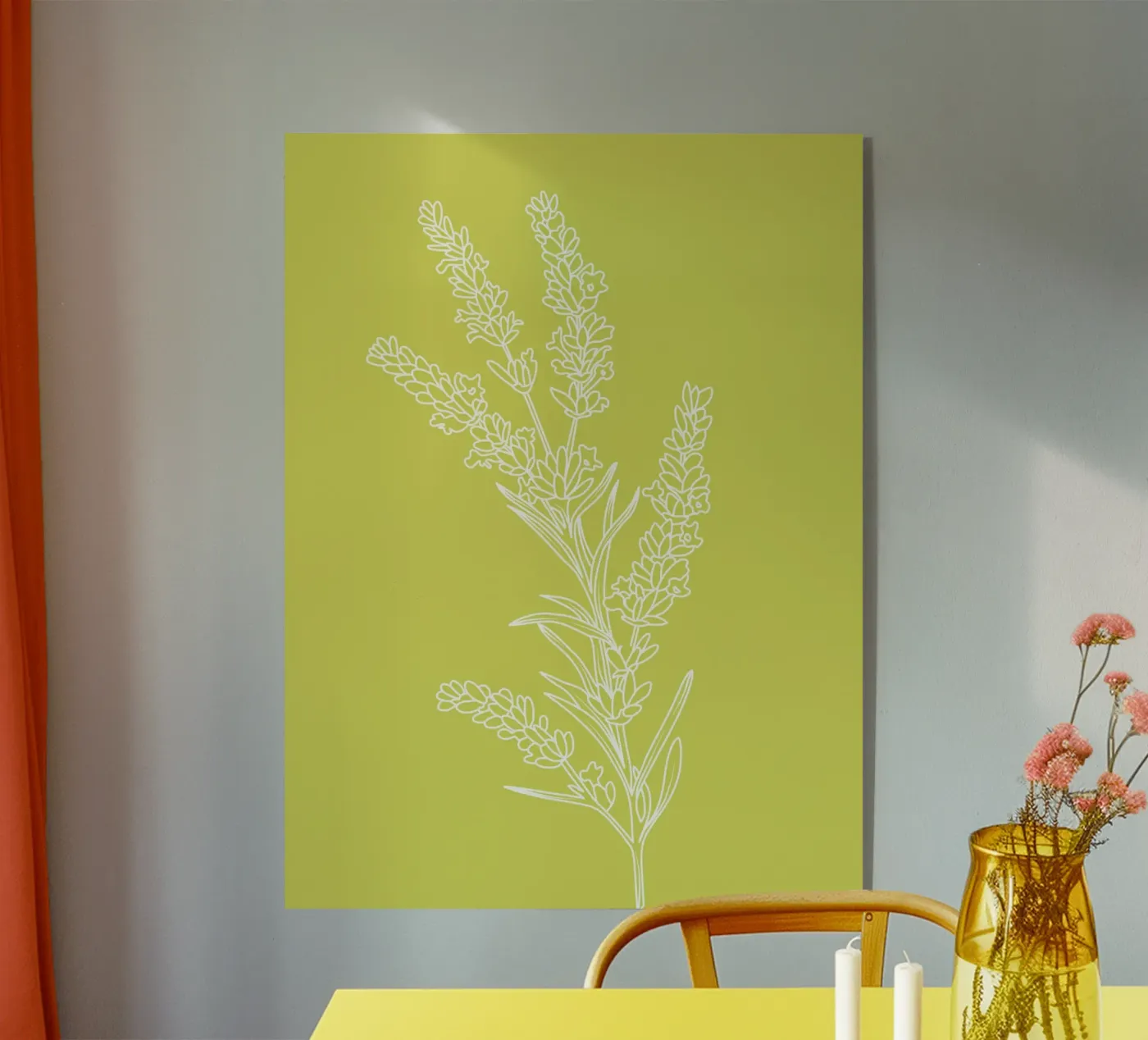 Lavender acrylic glass by LisaArtes