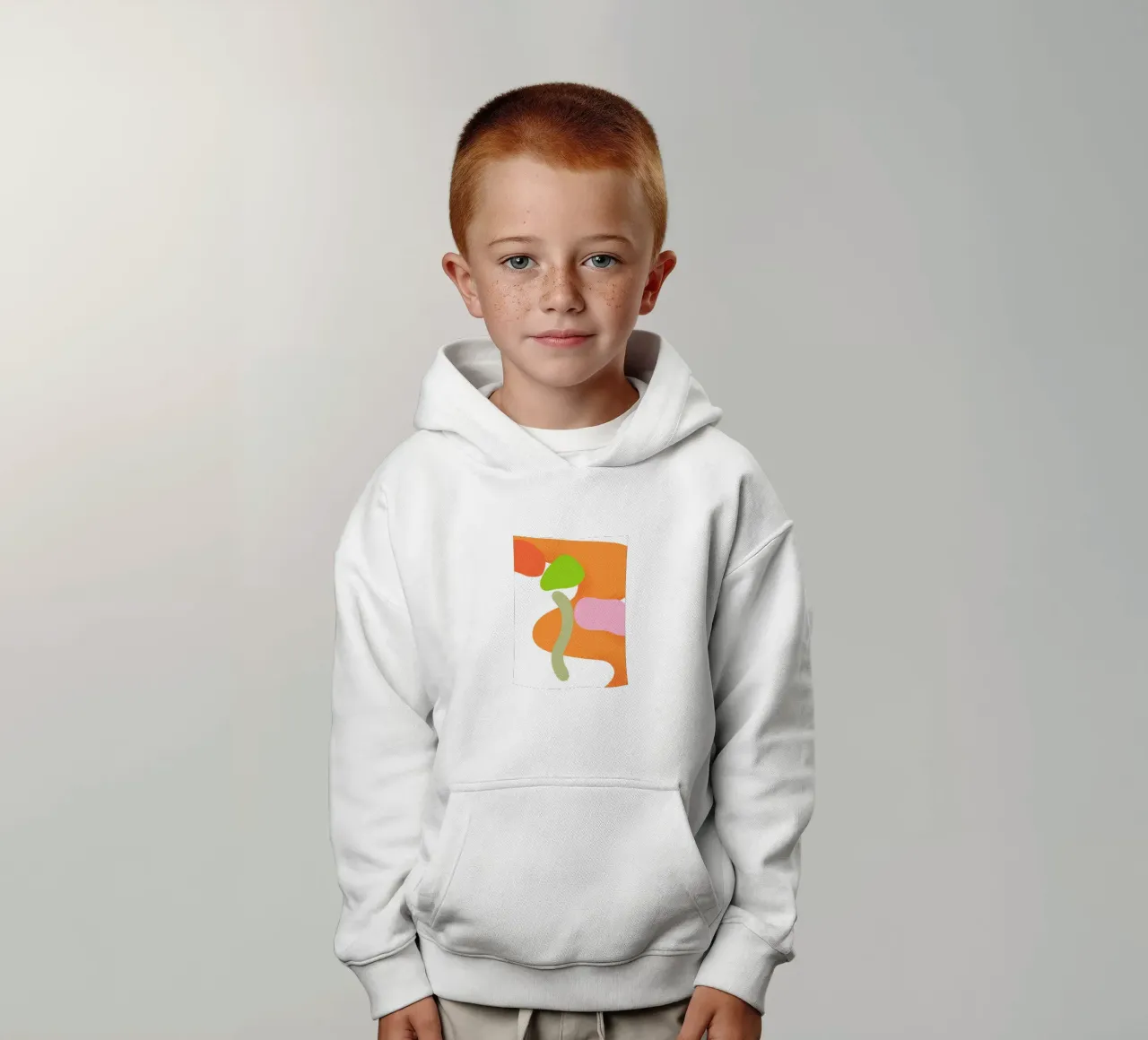 Bold and abstract shapes felpa bambino con cappuccio da LisaArtes