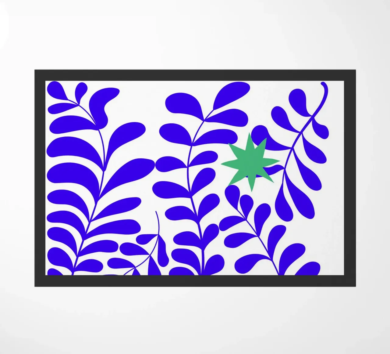 Blue leafy zerbino da LisaArtes