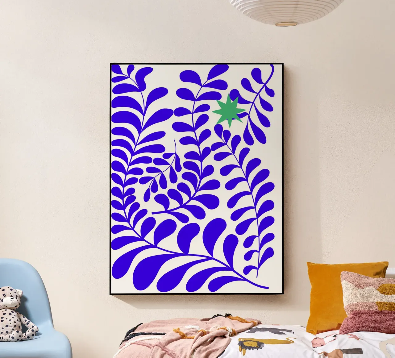 Blue leafy plexiglass da LisaArtes