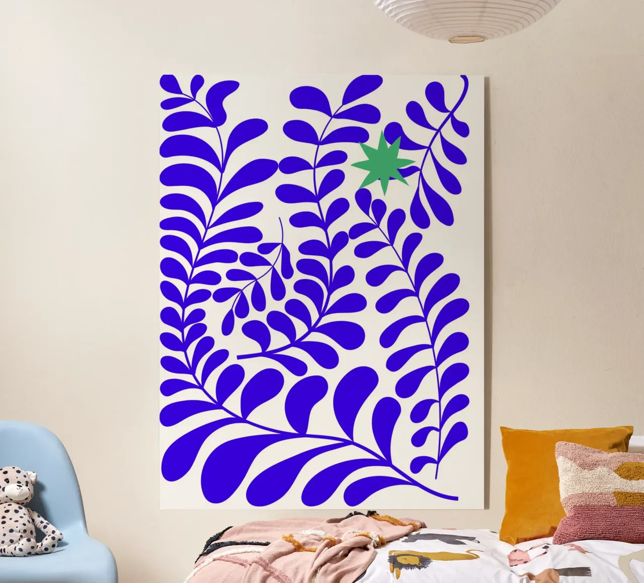 Blue leafy plexiglass da LisaArtes