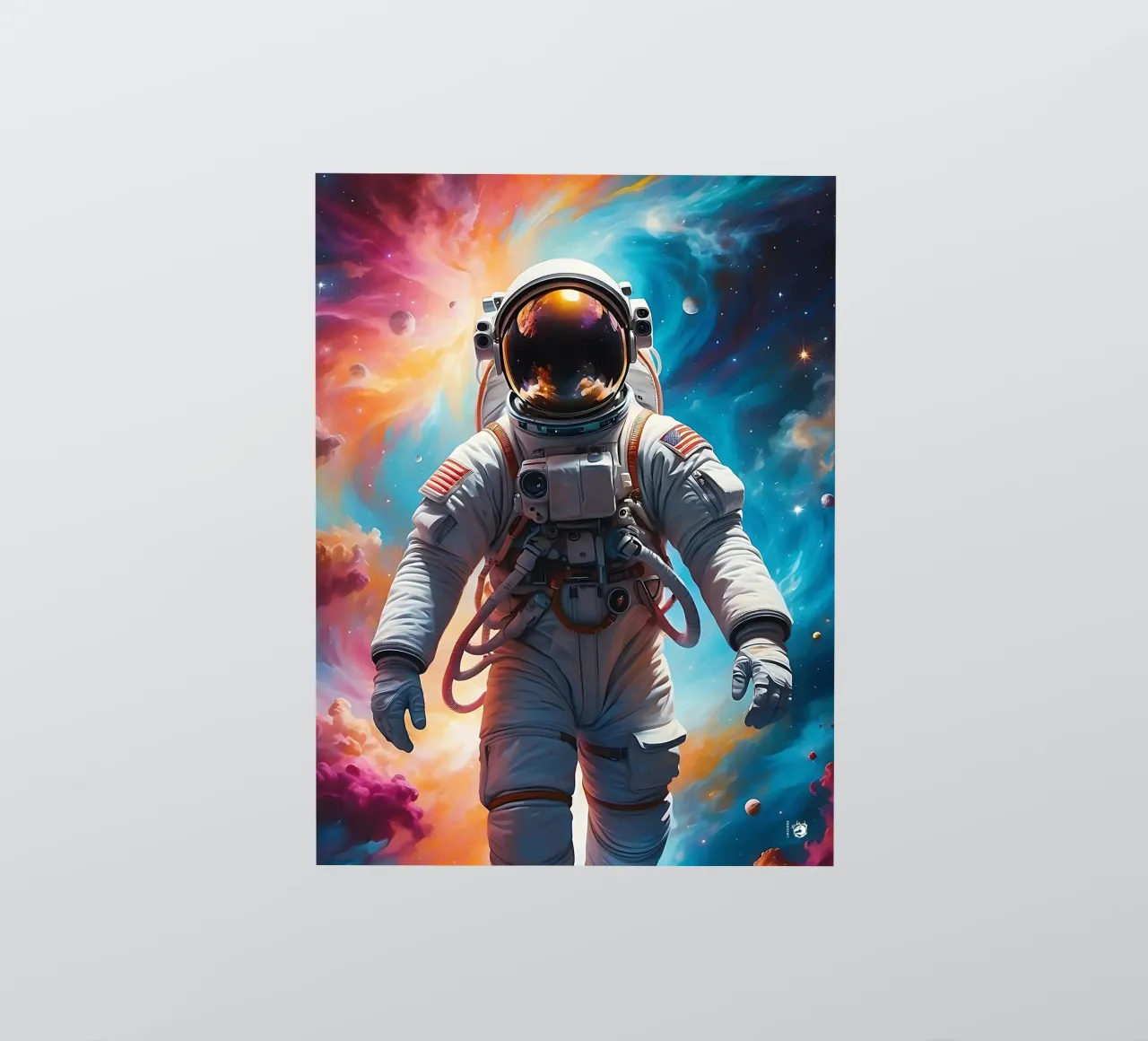 Space Astronaut Nebula sticker by LM2KONE