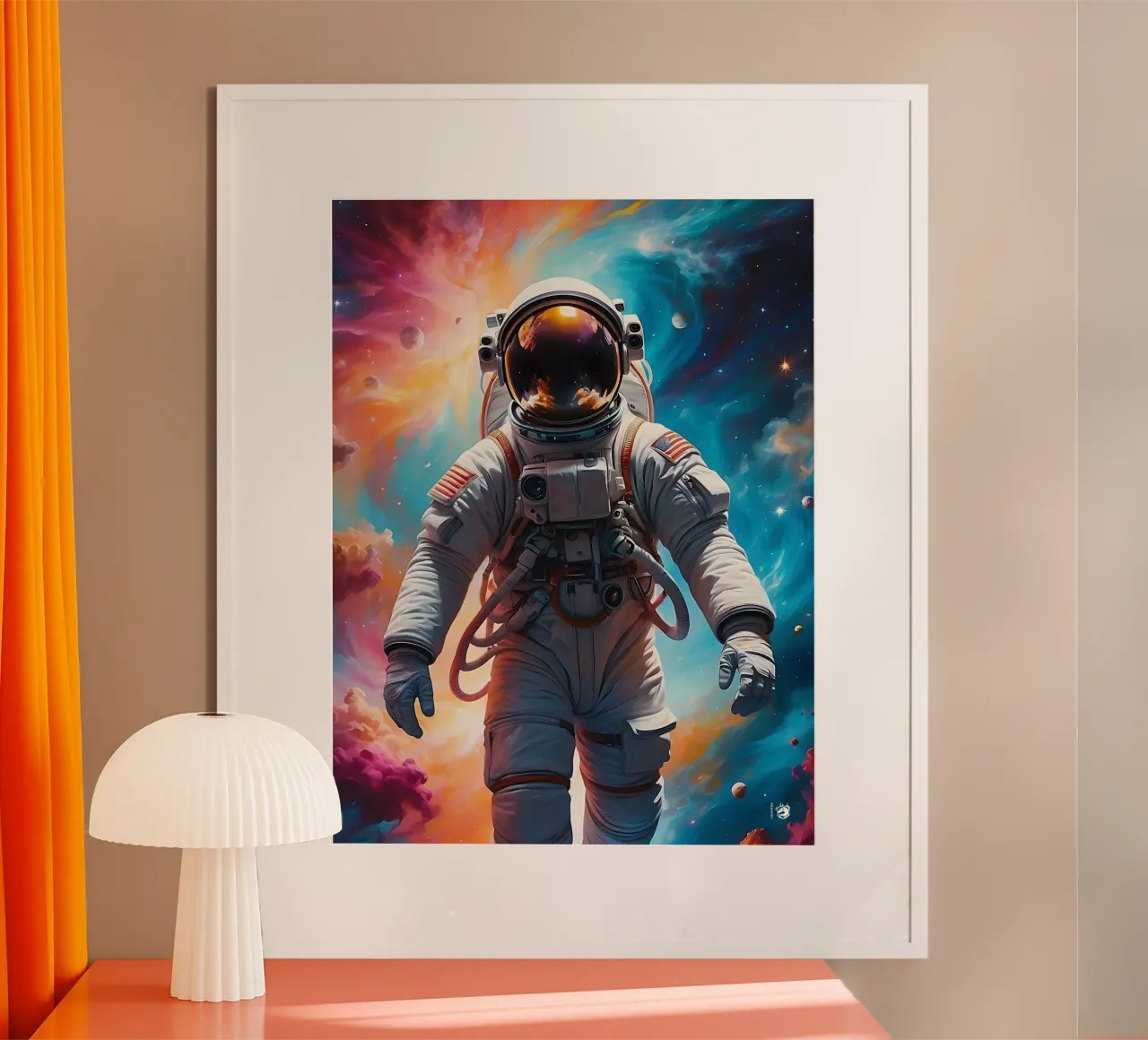 Space Astronaut Nebula hahnemühle by LM2KONE