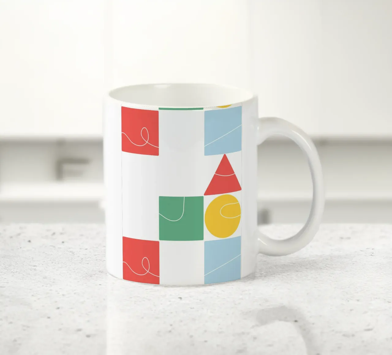 Abstract geometric tazza in ceramica da LisaArtes