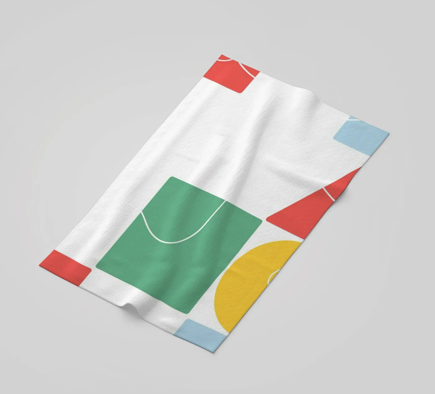 Abstract geometric telo mare da LisaArtes