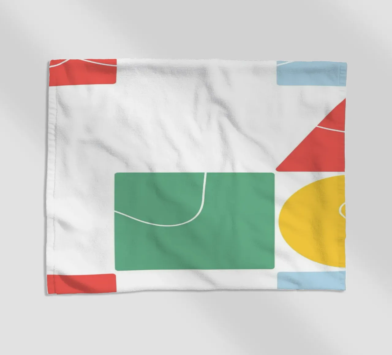 Abstract geometric telo mare da LisaArtes