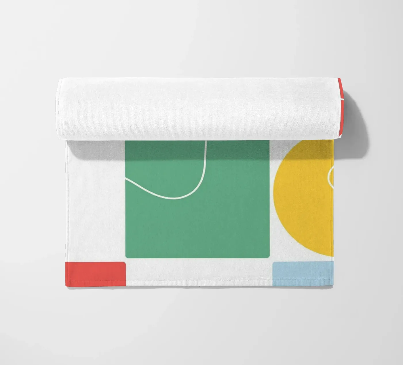 Abstract geometric telo mare da LisaArtes