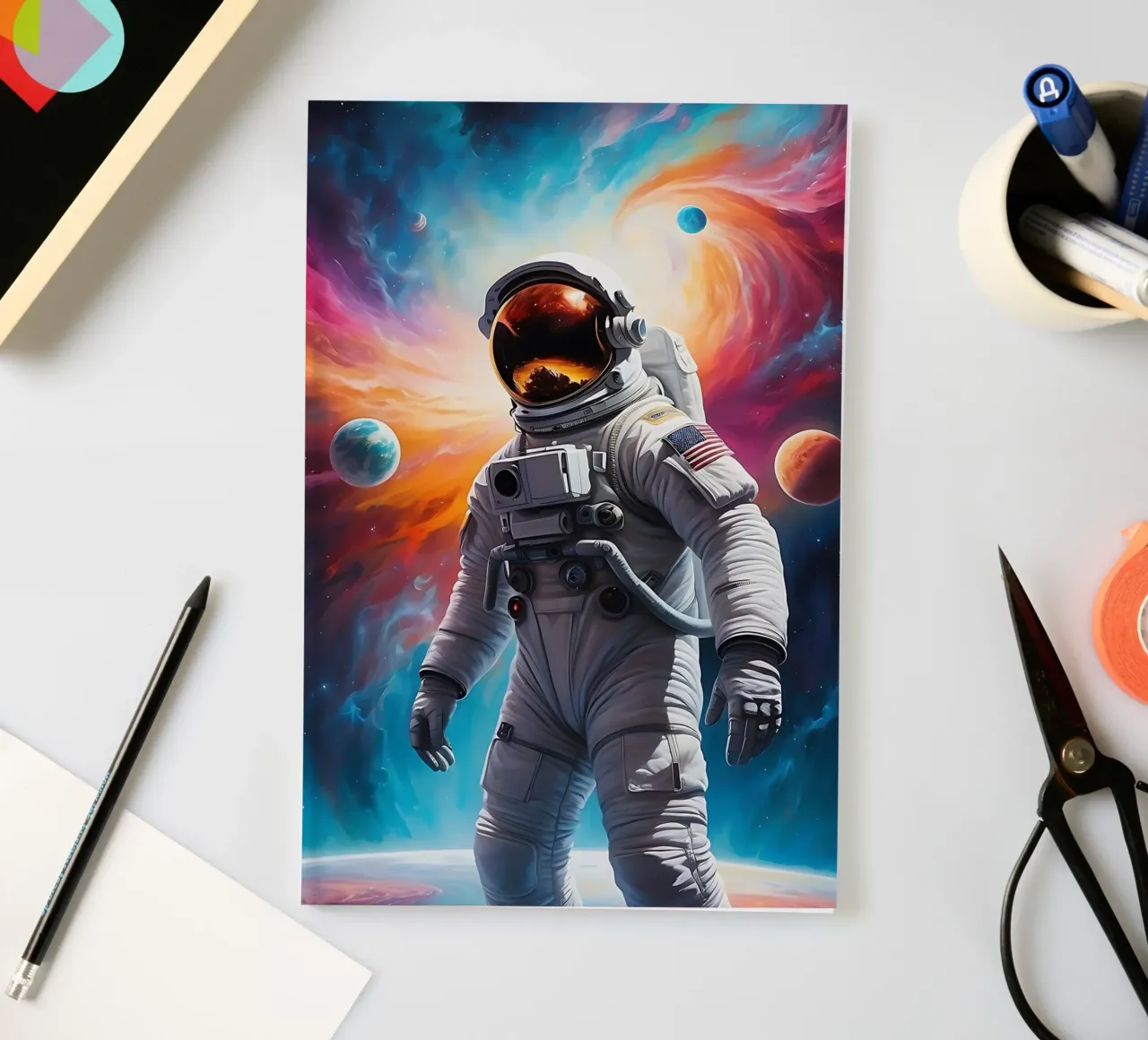 Nebula Space astronaut notebook by LM2KONE