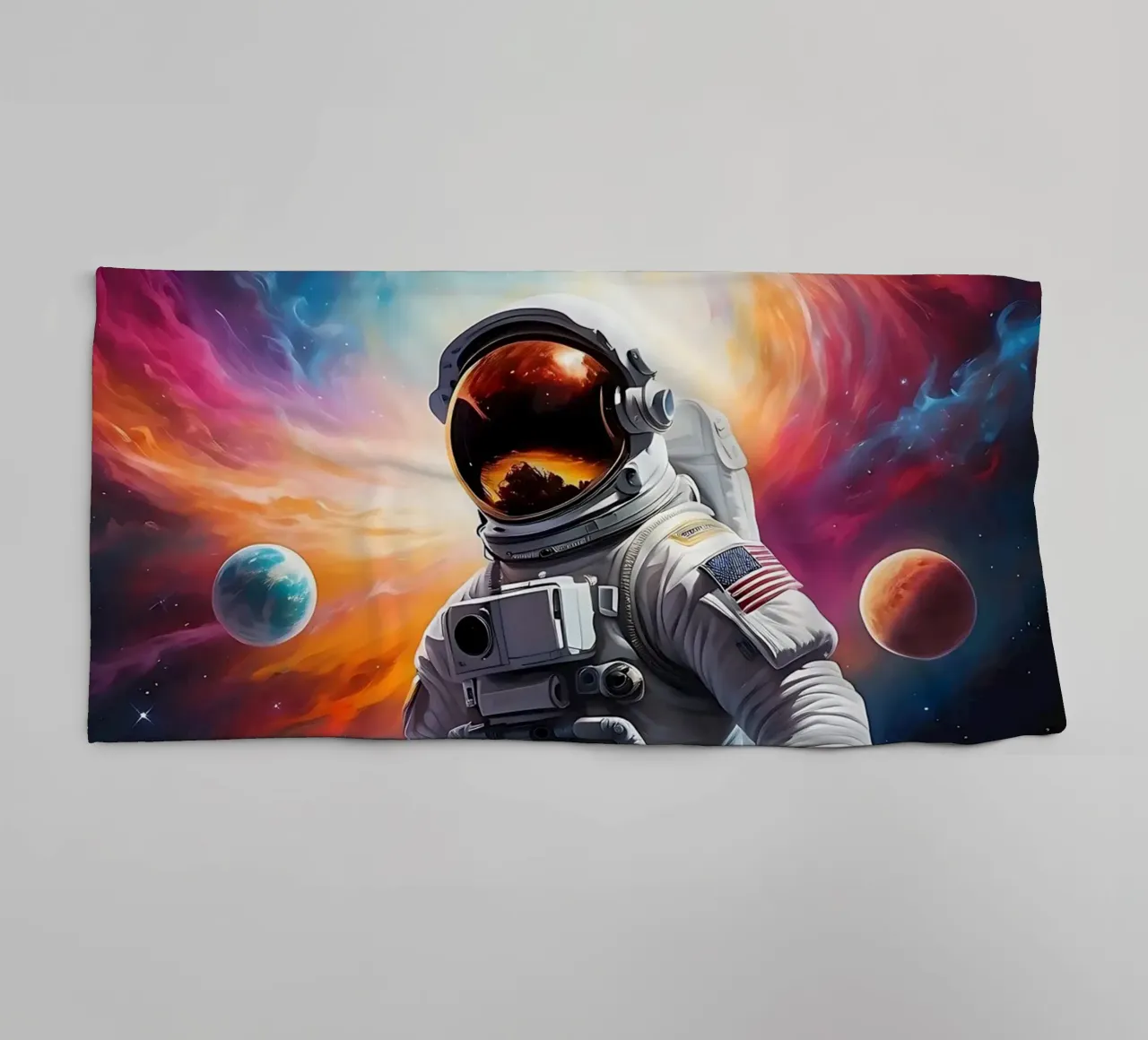 Nebula Space astronaut asciugamano da bagno da LM2KONE