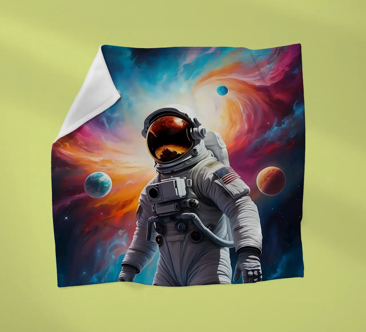 Nebula Space astronaut coperta in pile da LM2KONE