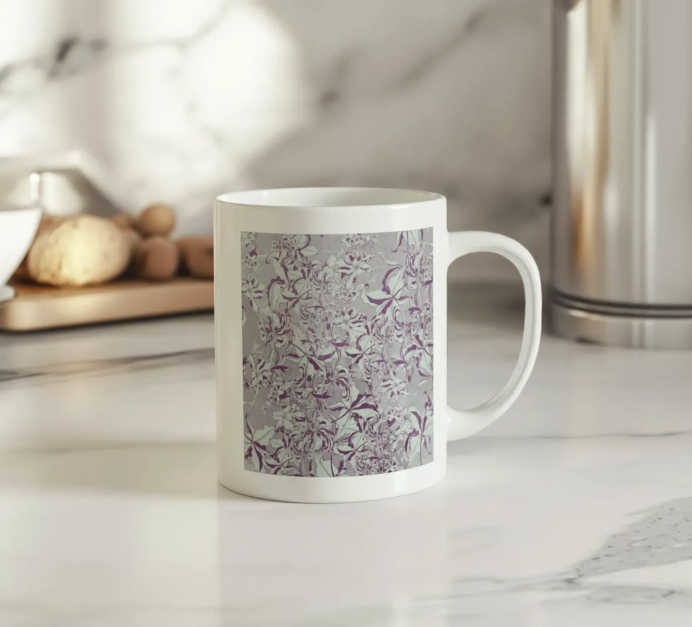 vint flow ceramic mug by Giulio Iurissevich