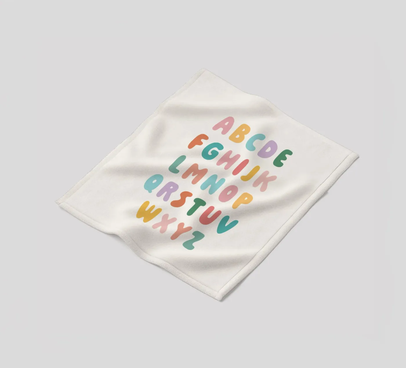 ABC Fleecedecke von we line studio - art