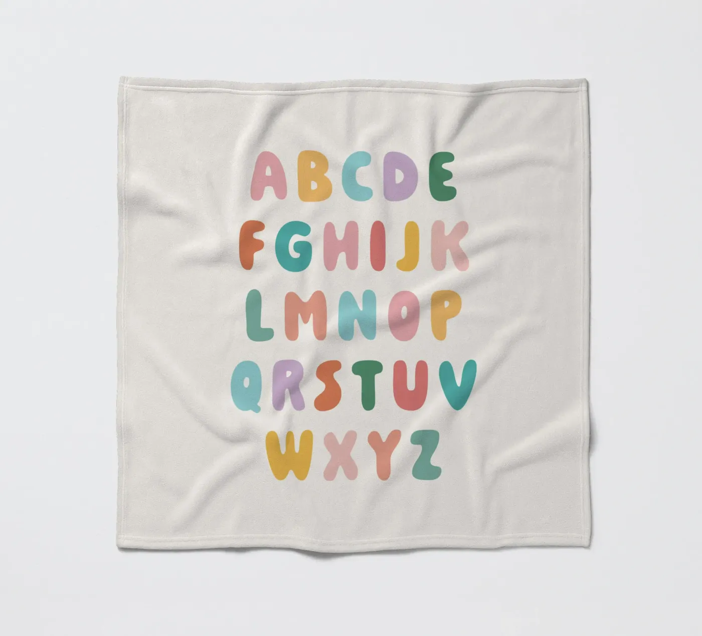 ABC Fleecedecke von we line studio - art