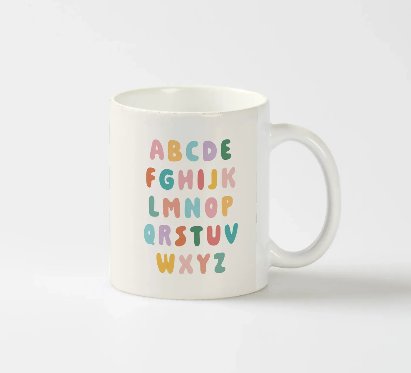 ABC ceramic mug by we line studio - art