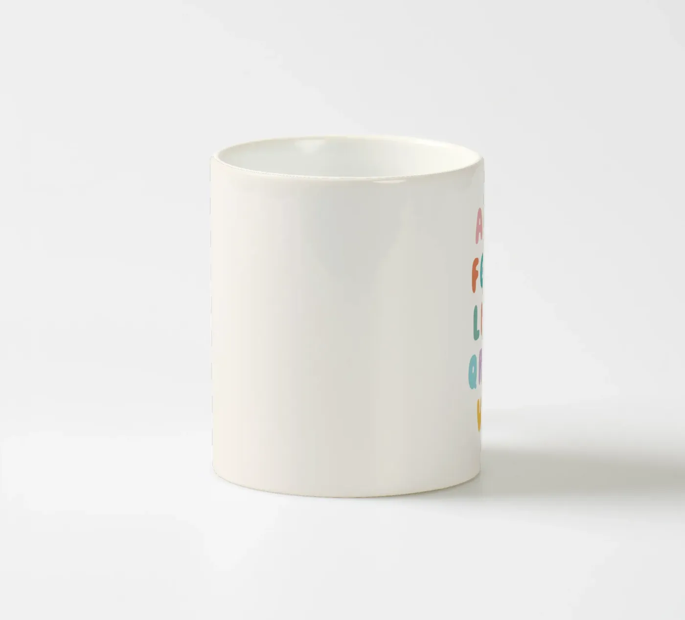 ABC ceramic mug by we line studio - art