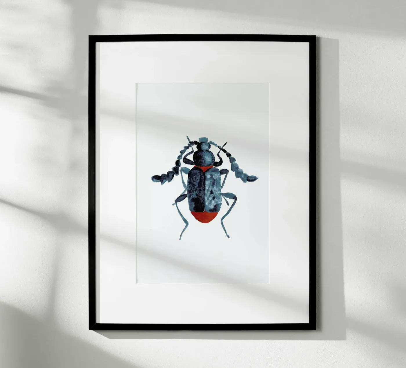 Blue Beetle poster van Nathys_illustration